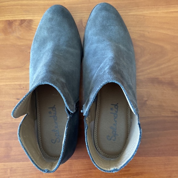 Splendid booties suede grey 8 1/2 - Picture 3 of 4